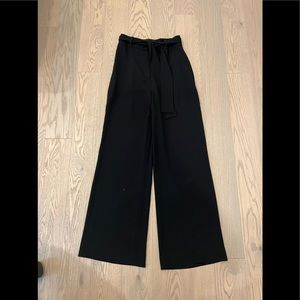 Aritzia - wide leg black pant
